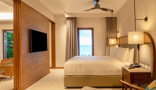 Suite junior, 1 cama de matrimonio grande, frente a la playa