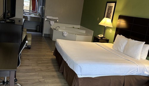 Habitación estándar, 1 cama de matrimonio grande, bañera de hidromasaje