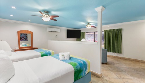 Suite superior, varias camas