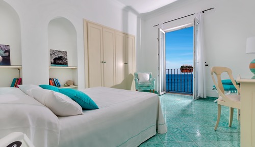Habitación superior, balcón, vistas al mar