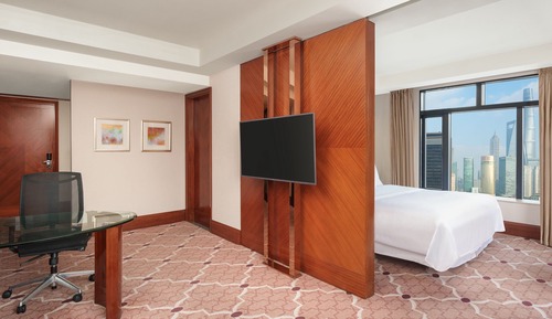 Estudio, 1 cama de matrimonio grande