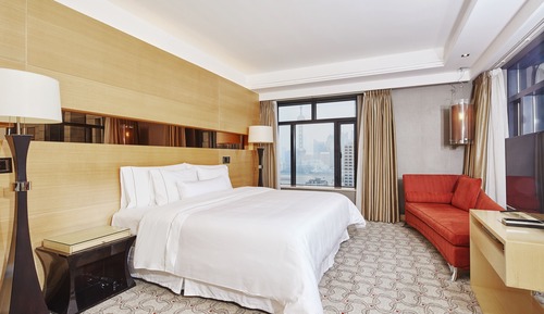 Habitación, 1 cama de matrimonio grande, en una planta alta