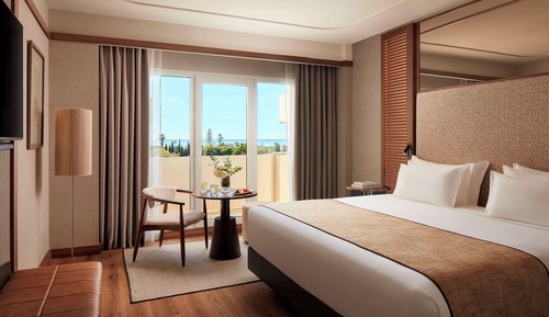 Suite junior, terraza, vistas al mar