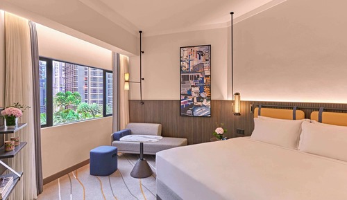 Habitación Deluxe, 1 cama de matrimonio grande (High Floor)