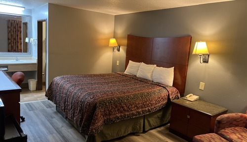Habitación estándar, 1 cama de matrimonio grande, fumadores, frigorífico y microondas
