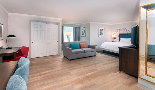 Estudio, 1 cama de matrimonio grande con sofá cama, no fumadores