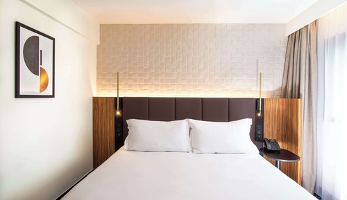 Habitación, 1 cama de matrimonio con sofá cama