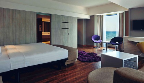 Habitación ejecutiva doble, 1 cama doble, vistas al mar
