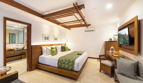 Villa Deluxe, 1 cama doble o 2 individuales, piscina privada, vistas a la piscina