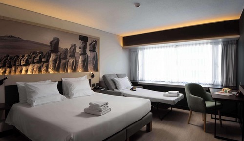 Habitación estándar, 1 cama de matrimonio con sofá cama