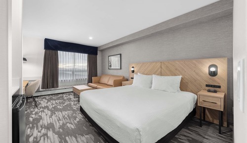 Habitación estándar, 1 cama de matrimonio grande con sofá cama