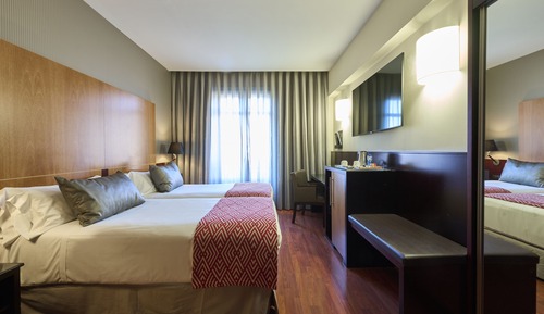 Habitación con 1 cama doble o 2 individuales
