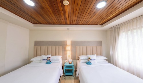 Habitación estándar, 2 camas de matrimonio, no fumadores