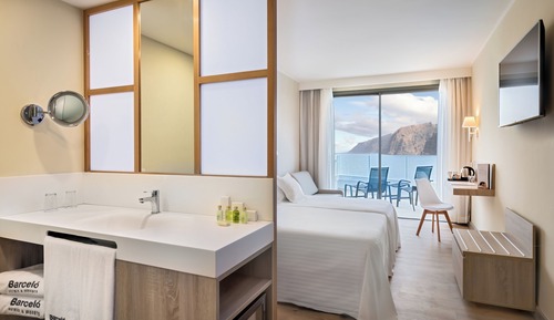 Habitación Deluxe, bañera de hidromasaje, vistas al mar