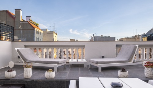 Suite junior, terraza