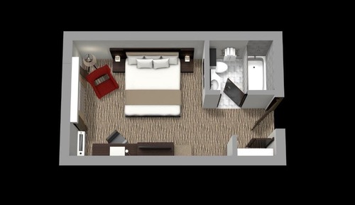 Habitación, 1 cama de matrimonio grande, no fumadores