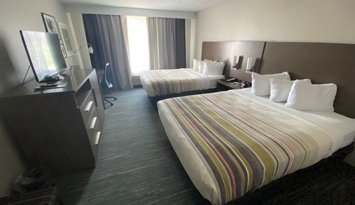 Habitación, 2 camas de matrimonio, accesible para personas con discapacidad, no fumadores