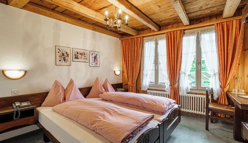 Habitación estándar con 2 camas individuales (Stammhaus /Chalet Enzian)