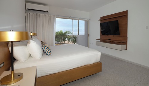Suite, 1 habitación, cocina básica, vistas a la playa