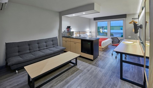 Habitación superior, 1 cama de matrimonio con sofá cama