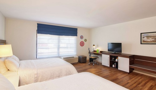 Habitación, 2 camas de matrimonio, accesible para personas con discapacidad, no fumadores