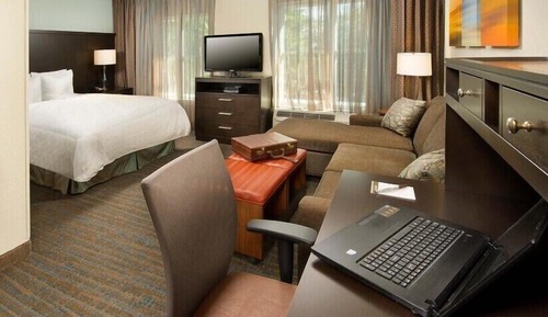 Suite estudio, 1 cama doble, ducha adaptada, cocina (Communications, Roll-In Shower)