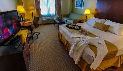 Habitación estándar, 1 cama de matrimonio grande con sofá cama