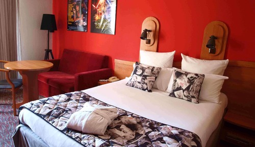 Habitación superior, 1 cama de matrimonio con sofá cama