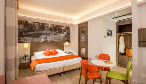 Habitación triple de diseño