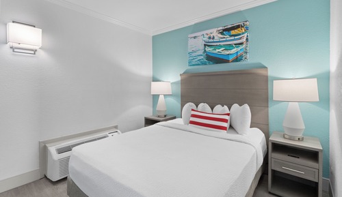 Habitación Deluxe, 2 camas de matrimonio, frente al mar (Cabana)