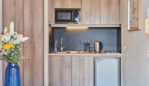 Apartamento superior, 1 cama doble con sofá cama, balcón