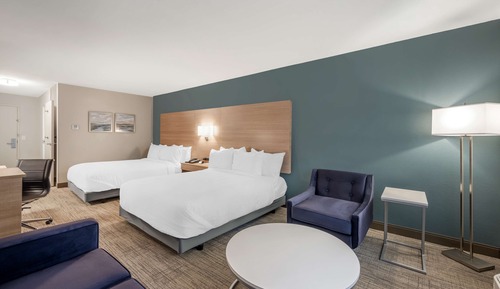 Habitación estándar, 2 camas de matrimonio, accesible para personas con discapacidad