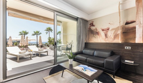 Habitación doble superior, terraza (Pool Access)