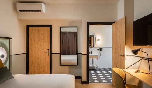 Habitación triple con tres camas individuales