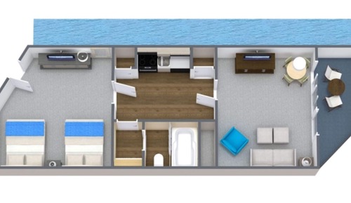 Suite, vistas al mar