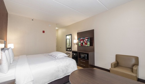 Suite Premium, 1 cama de matrimonio grande con sofá cama (Upgraded Bedding & Snack, Smoke Free)