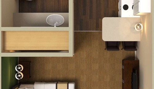 Estudio, 1 cama de matrimonio grande, no fumadores