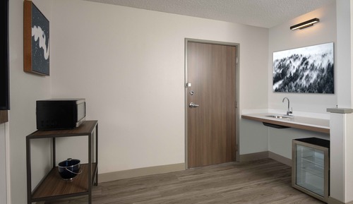 Habitación, 1 cama de matrimonio grande, accesible para personas con discapacidad, bañera