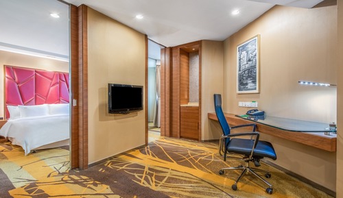 Suite, 1 cama de matrimonio grande, no fumadores, cocina (Dining Lounge Access)
