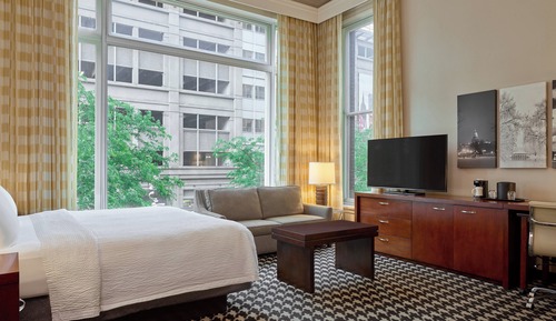 Habitación Deluxe, 1 cama de matrimonio grande con sofá cama