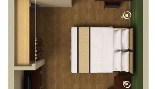 Estudio Deluxe, 1 cama de matrimonio con sofá cama, no fumadores