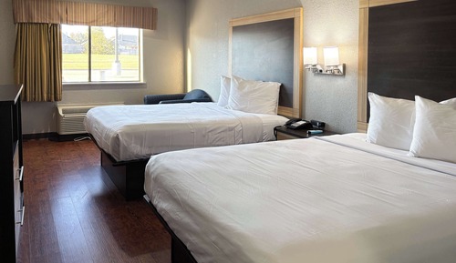 Habitación Deluxe, 2 camas de matrimonio, fumadores, frigorífico y microondas