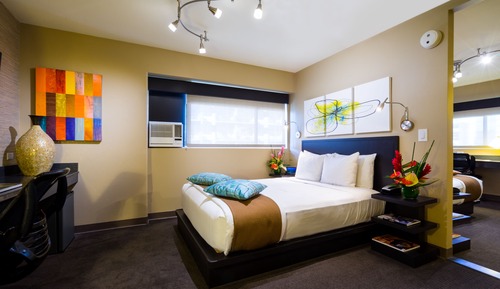 Suite familiar, 2 camas de matrimonio, vistas a la ciudad (Lifestyle)