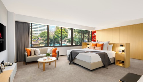 Estudio de lujo, 1 cama de matrimonio grande, no fumadores