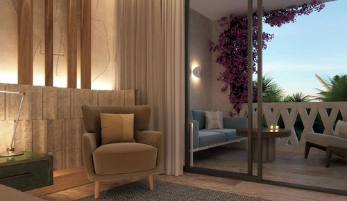 Suite estudio, 2 camas dobles, no fumadores, vistas a la piscina (Balcony)