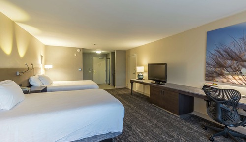 Habitación junior, 2 camas de matrimonio, accesible para personas con discapacidad, bañera