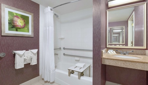 Habitación, 2 camas de matrimonio, accesible para personas con discapacidad