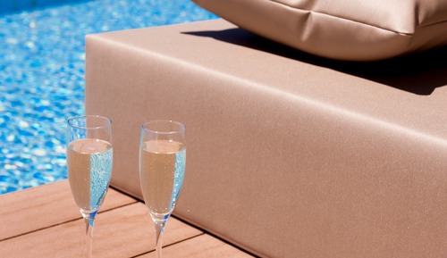 Suite superior, terraza, junto a la piscina (Family Swim-Up)