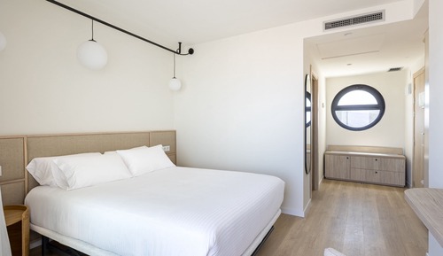 Habitación doble de uso individual, balcón
