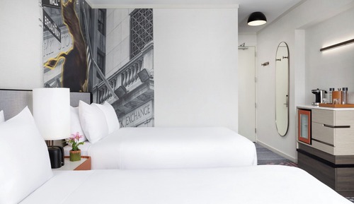 Habitación Deluxe, 2 camas de matrimonio, vistas al río